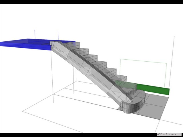 Lebegő lépcső terve (n02)